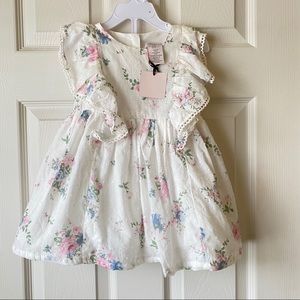 Catherine Malandrino White floral dress| 24M